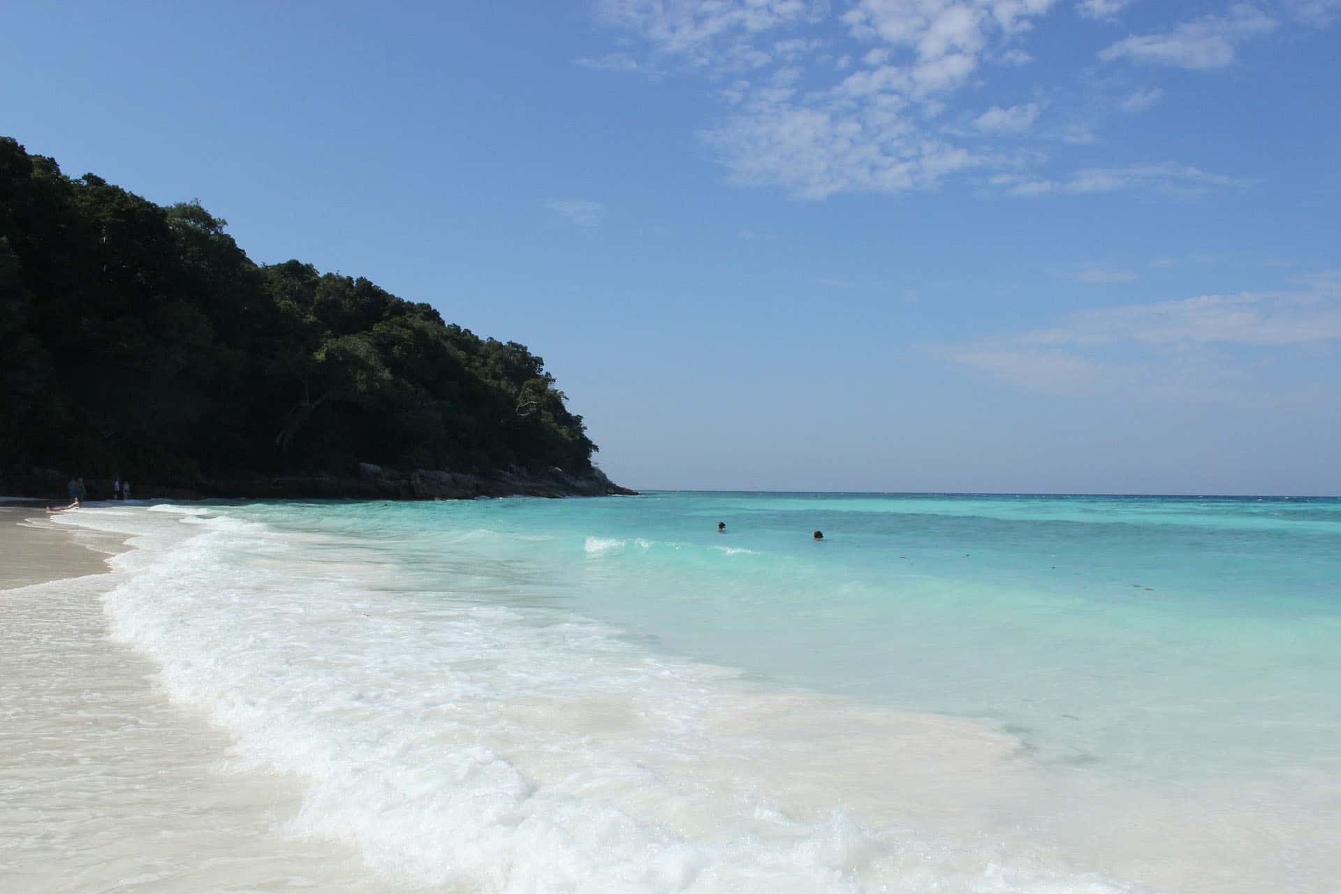 white sand beach of thailand