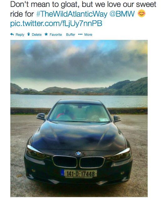 bmw on the Wild Atlantic Way wild atlantic way - bmw