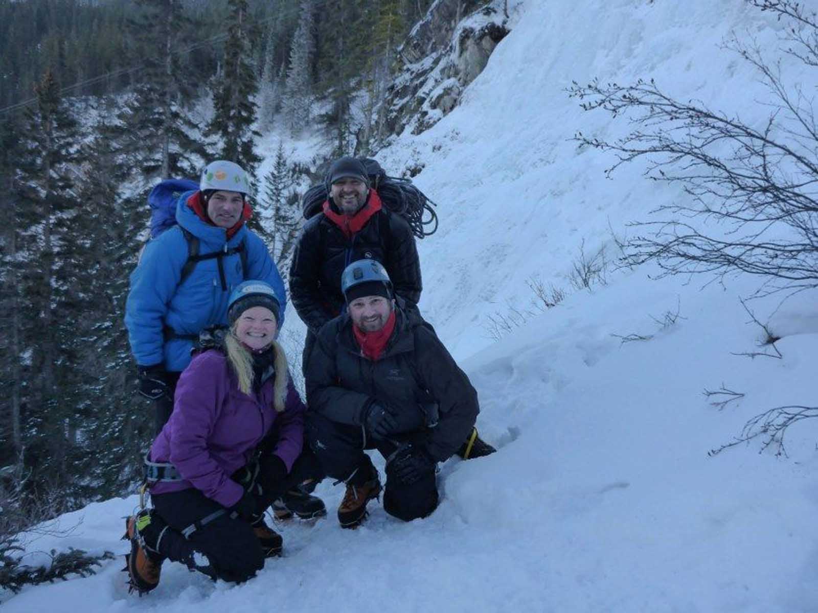 winter activities ontario ice climbing