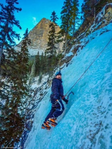 ice climbing winter activities in canada