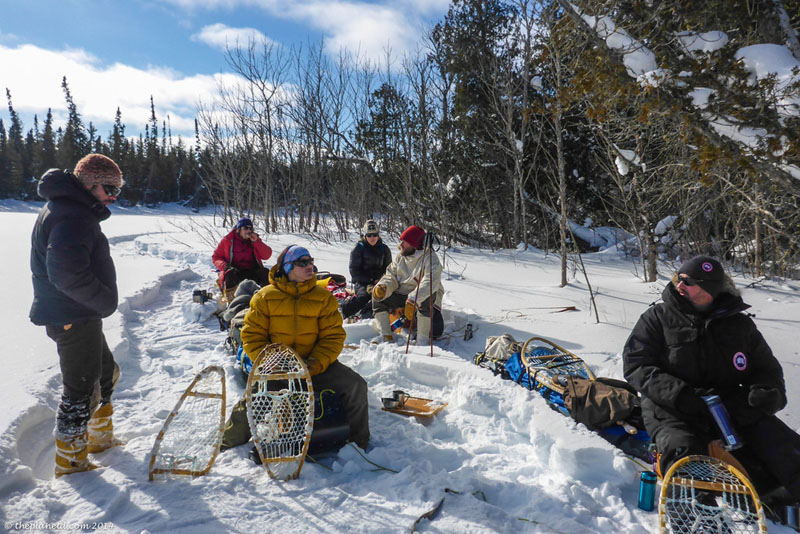 winter trekking tips break