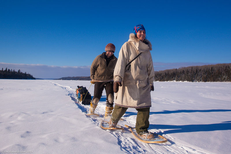 winter trekking tips trail